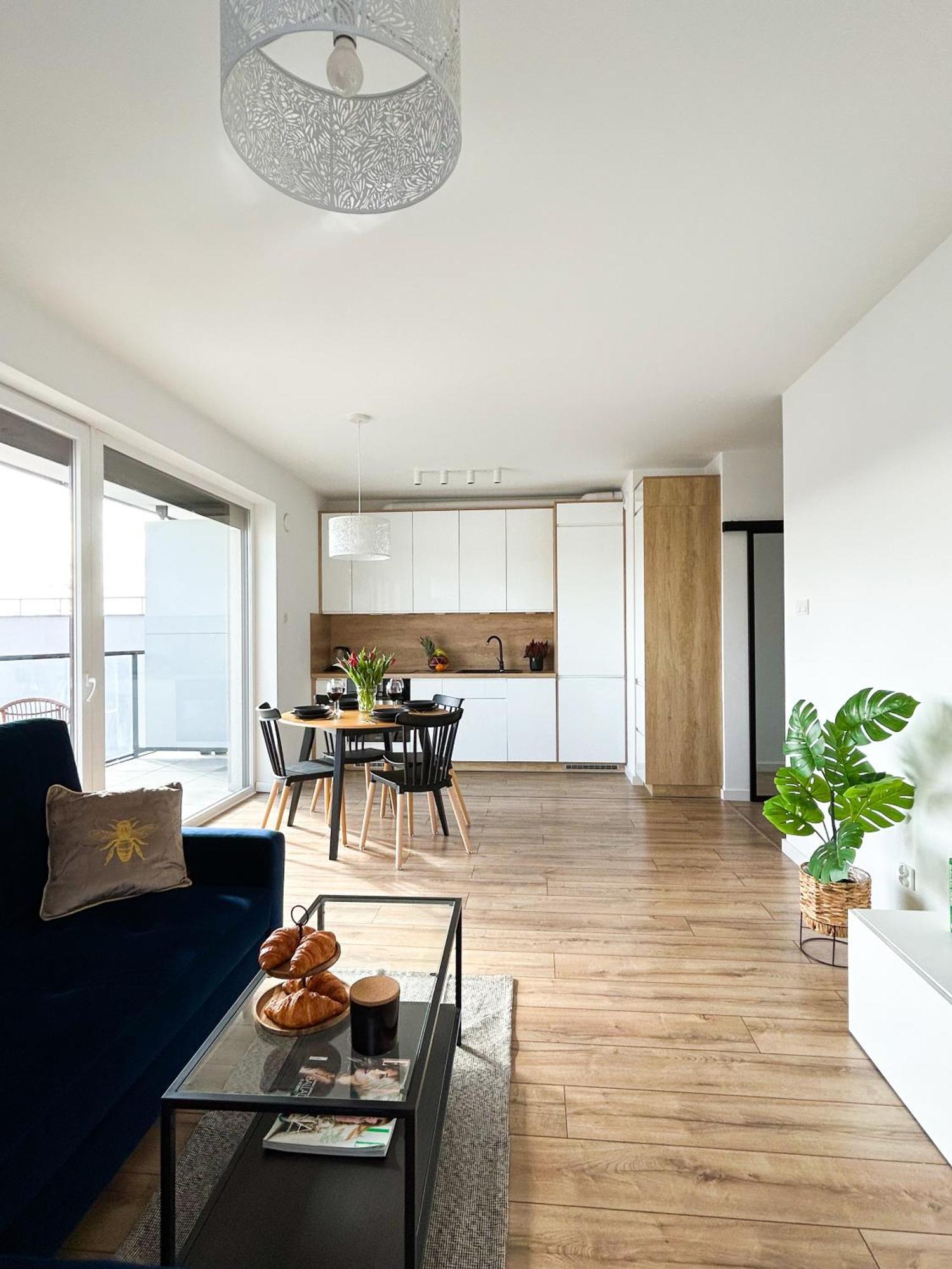 לודז' Lumina Stylish 3-Room Apart With Balcony מראה חיצוני תמונה